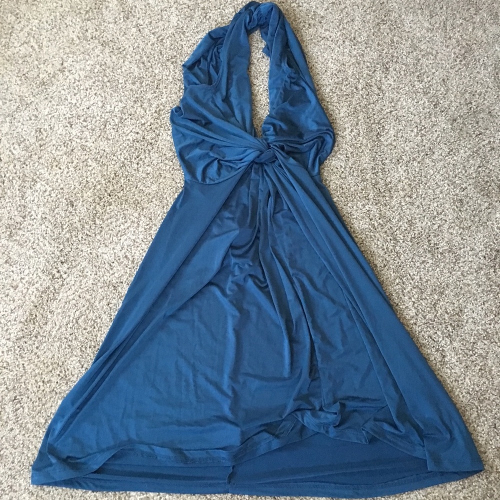Dramatic back cocktail dress